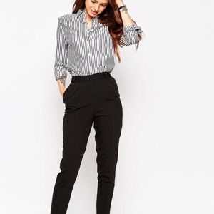 H&M High Waist Pants, black. Size 2 NWOT